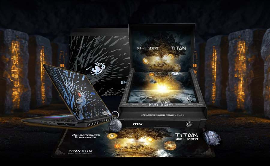 MSI Titan 18 HX Dragon Edition - Thần Thoại Bắc Âu