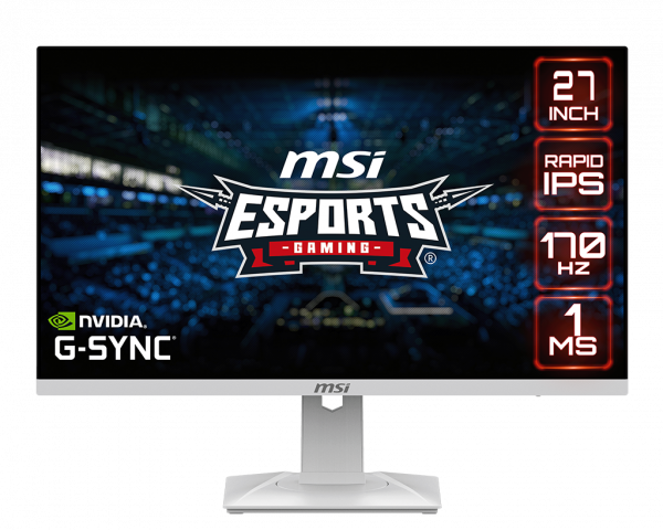 Màn Hình MSI G274QRFW 2K 27 Inch/ QHD/ IPS/ 170Hz/ 1ms